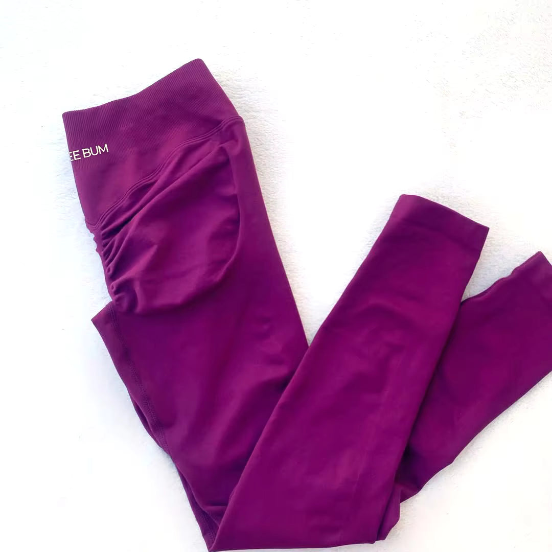 Leggings Impact Women Seamless Sports Yoga Pants Low Ribbed Band Gym clothes Fitness Workout