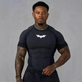 Men's Slim Fit ort Sve T-irt Running Fitn Training Qui Dry Sportswear Polyester Fiber